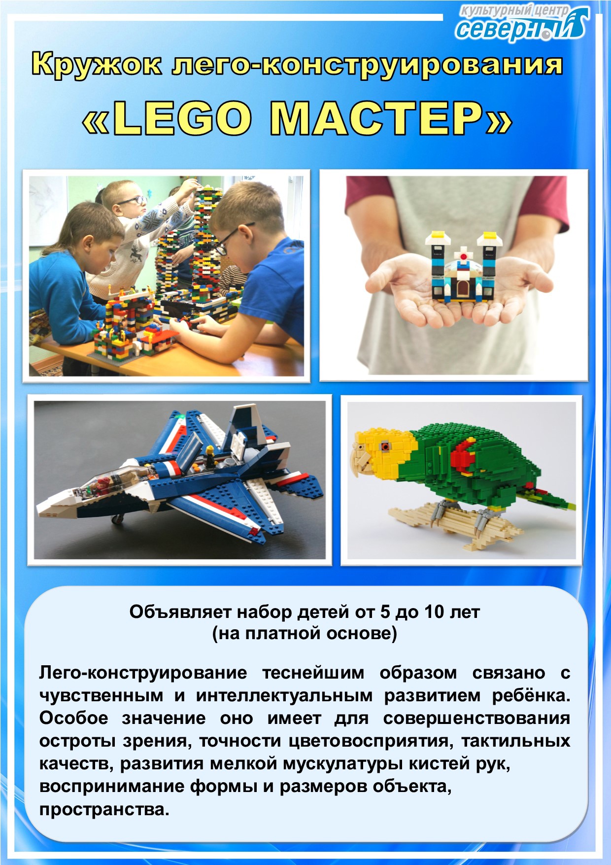 КРУЖОК ЛЕГО-КОНСТРУИРОВАНИЯ "LEGO МАСТЕР"