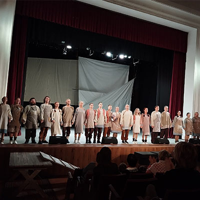 В Культурном центре «Северный» показали нашумевший проект прошлого театрального сезона - мюзикл "Поморская сага"